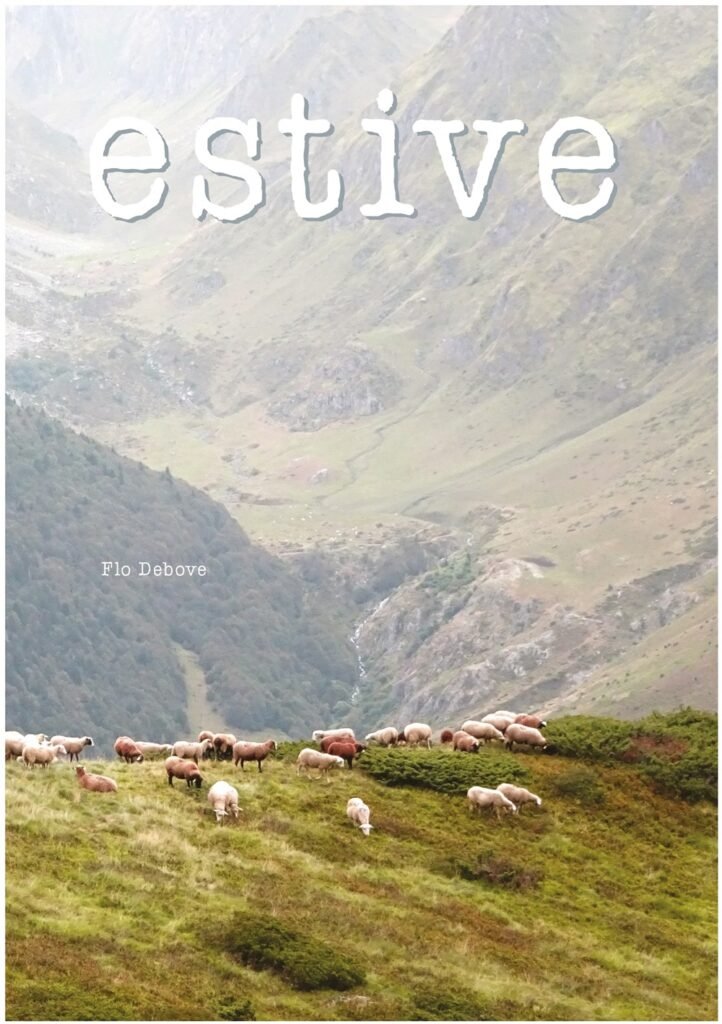 Couverture du livre Estive autoédité par Florence Debove biographe en 2022